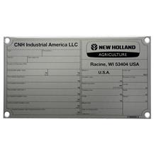 industrial specification tags